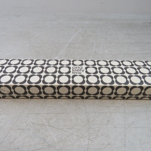 Orla Kiely Yellow Linear Stem Watch Like New With Box - Picture 5 of 6